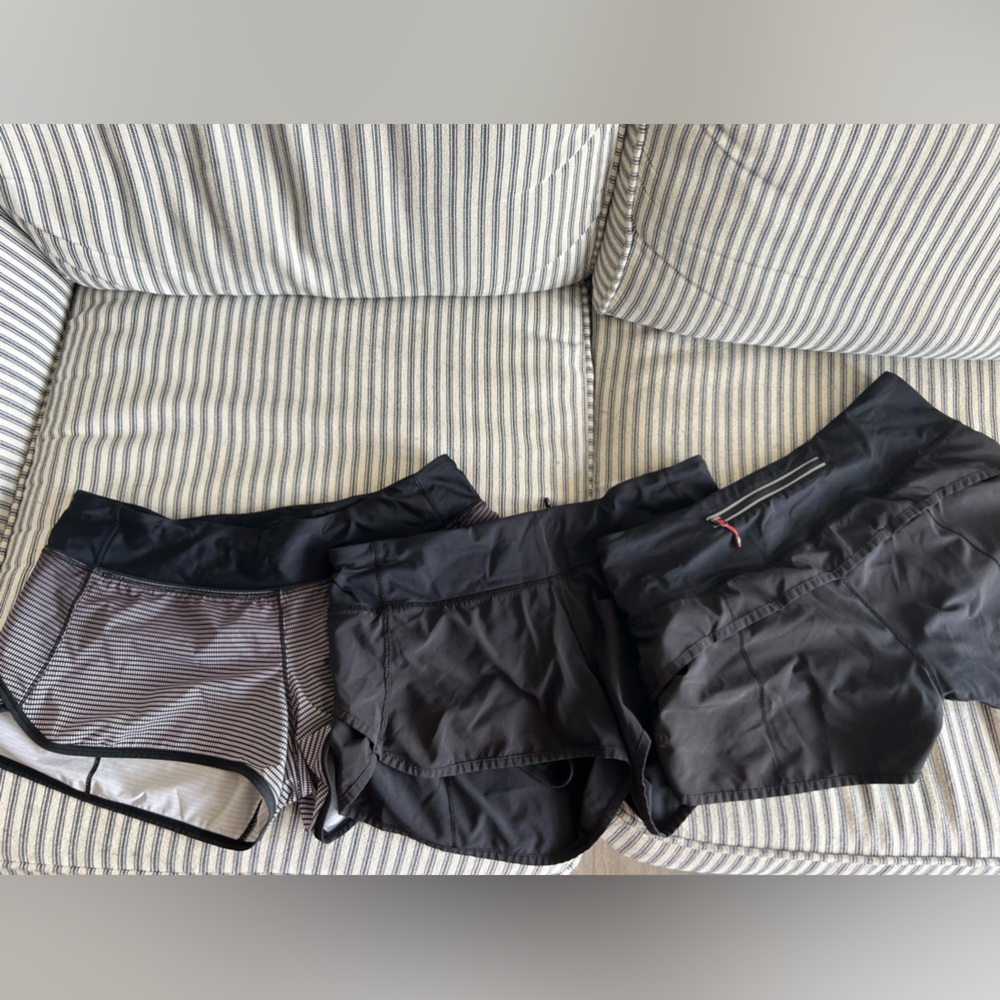 Lululemon Running Shorts - set of 3